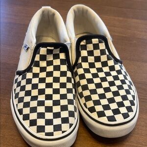 Vans Checkered Slip-On  Shoes. Used but more wear to go.